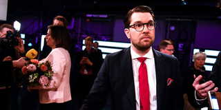 Sverigedemokraternas partiledare Jimmie Åkesson. (Foto: TT)