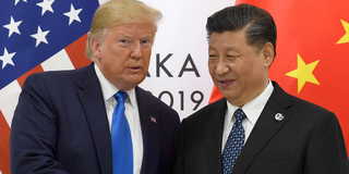 USA:s president Donald Trump och Kinas president Xi Jinping i juni 2019 (Foto: TT)