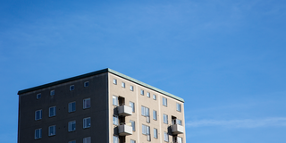 Höghus, Bostadshus, Blå himmel