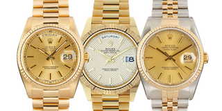 Det är begagnade Rolex i guld som trendar högst just nu.