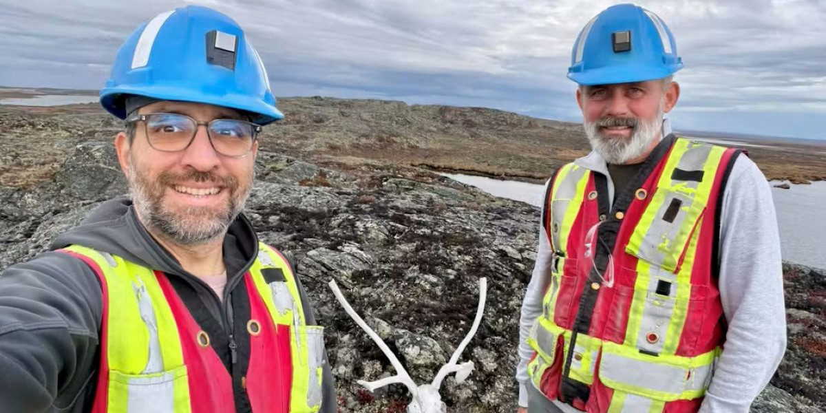 Hasan Tükenmez, Nordic Bioconsult, och Daniel Pacurar, Boreal Orchards, i Kanada där Umeå-bolaget ser ett genombrott efter avtal med ett stort gruvbolag.