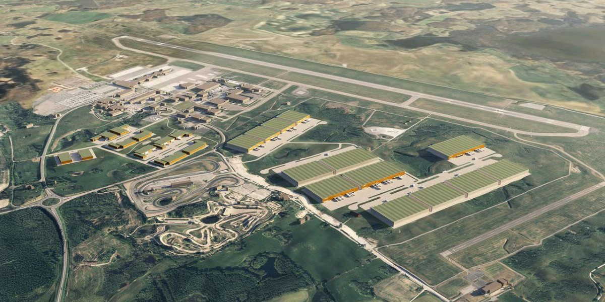 Tusen nya jobb när Malmö Airport vill kombinera flygplats med företagspark. Så här kan det se ut enligt en skiss från Swedavia. 2030 kan det vara verklighet.