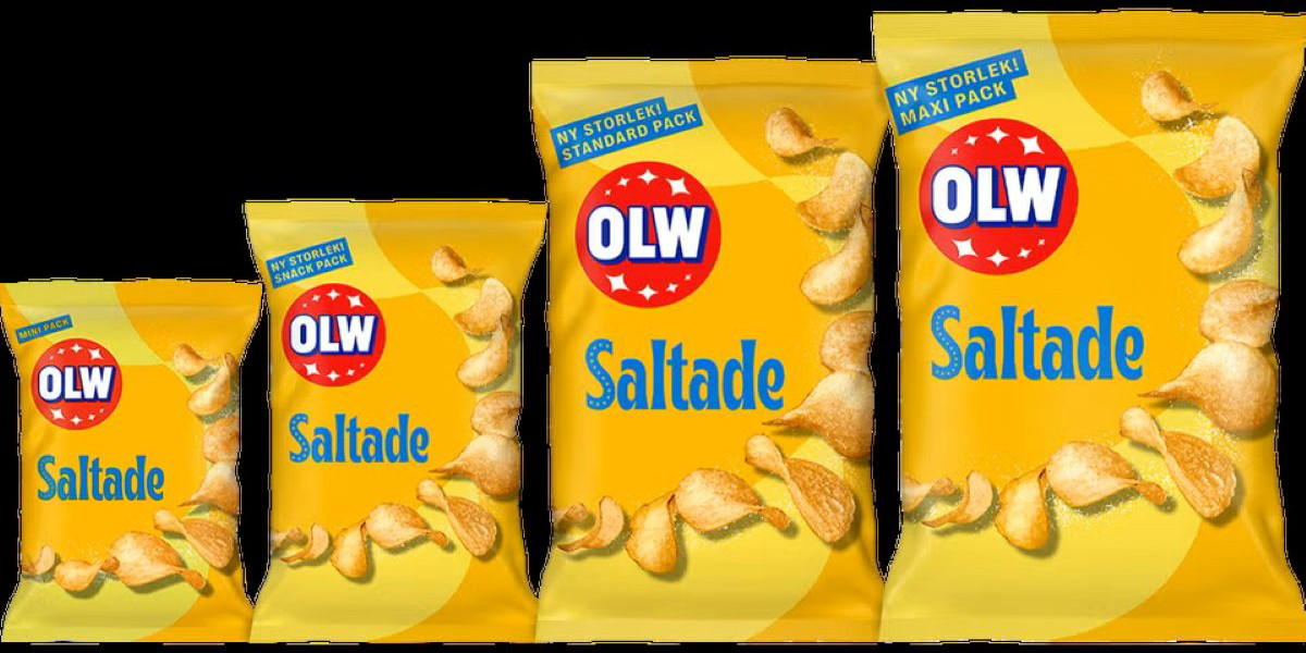 Chips äter vi för miljarder, men nu får vi vänja oss vid nya storlekar på dem och ostbågar får vi nu. 65–90, 170–220 och 320–375 gram beroende på snacks.