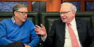 Bill Gates och Warren Buffett.