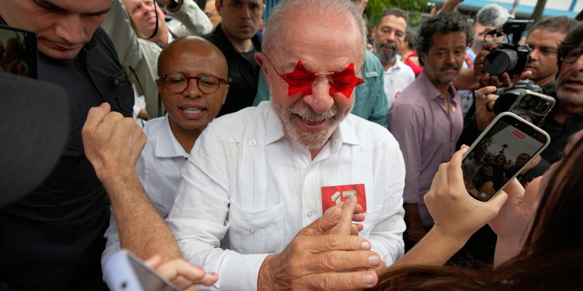 Brasiliens president Lula da Silva har blivit omvald.