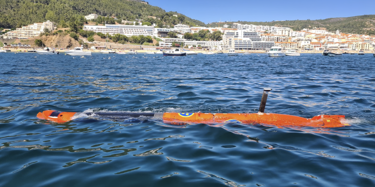 Saabs drönare AUV62-MR, som är konstruerad för att fungera effektivt i alla typer av vatten, med särskilda fördelar i grundare vatten. (Foto: Saab)