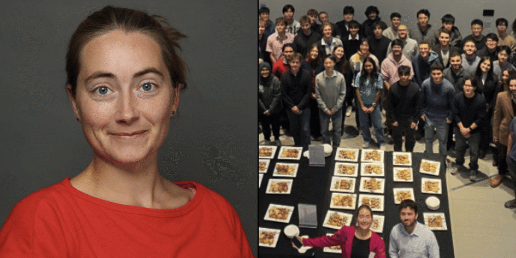 Fysikern Eleanor Crane leder forskargruppen som har tagit fram den nya hybridmodellen för kvantdatorer. (Foto: eleanorcrane.com)