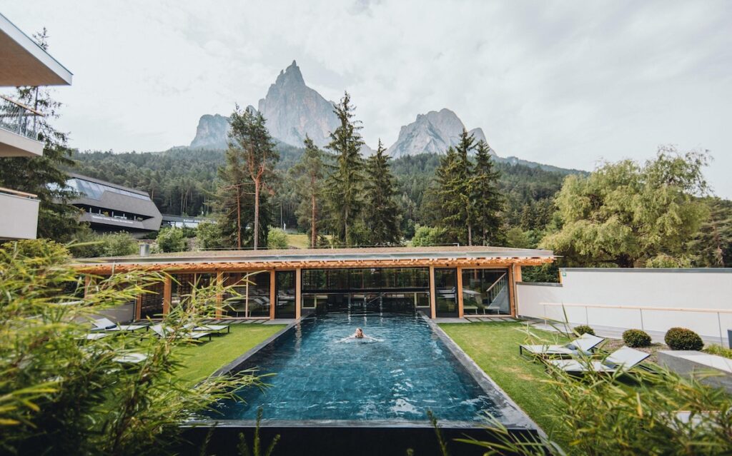 På Sensoria Dolomites får endast vuxna gäster vistas.