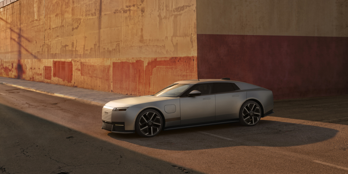 Jaguar Type 01 från sidan.