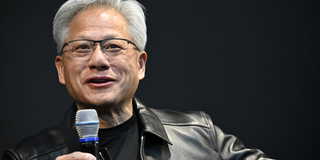 Jensen Huang, vd för Nvidia, besökte Stockholm på torsdagen.