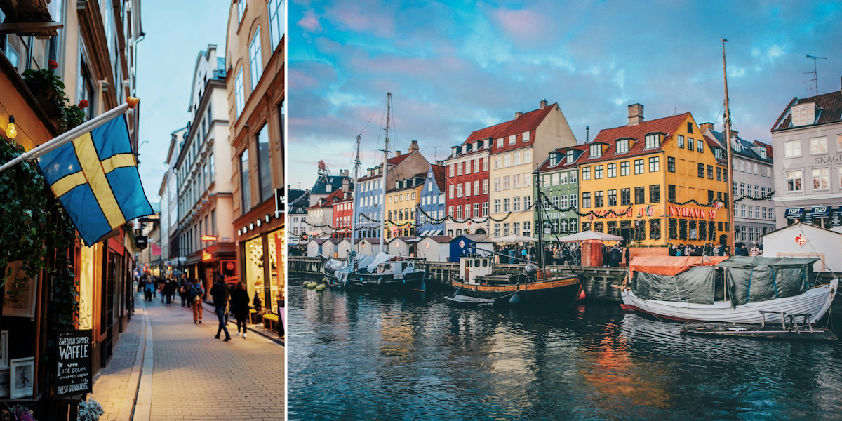Stockholm och Köpenhamn