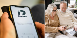 Bank-id spärras och paret vågar inte använda sina 40 miljoner