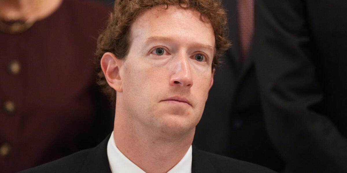 Metas vd Mark Zuckerberg. Arkivbild.