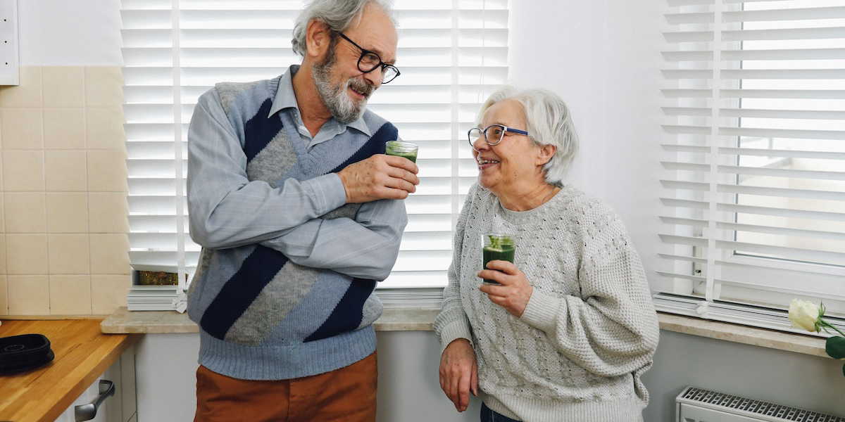 Två pensionärer