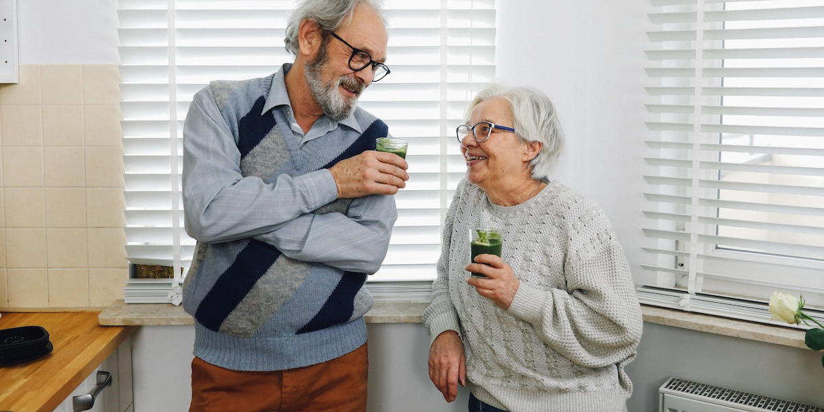 Två pensionärer