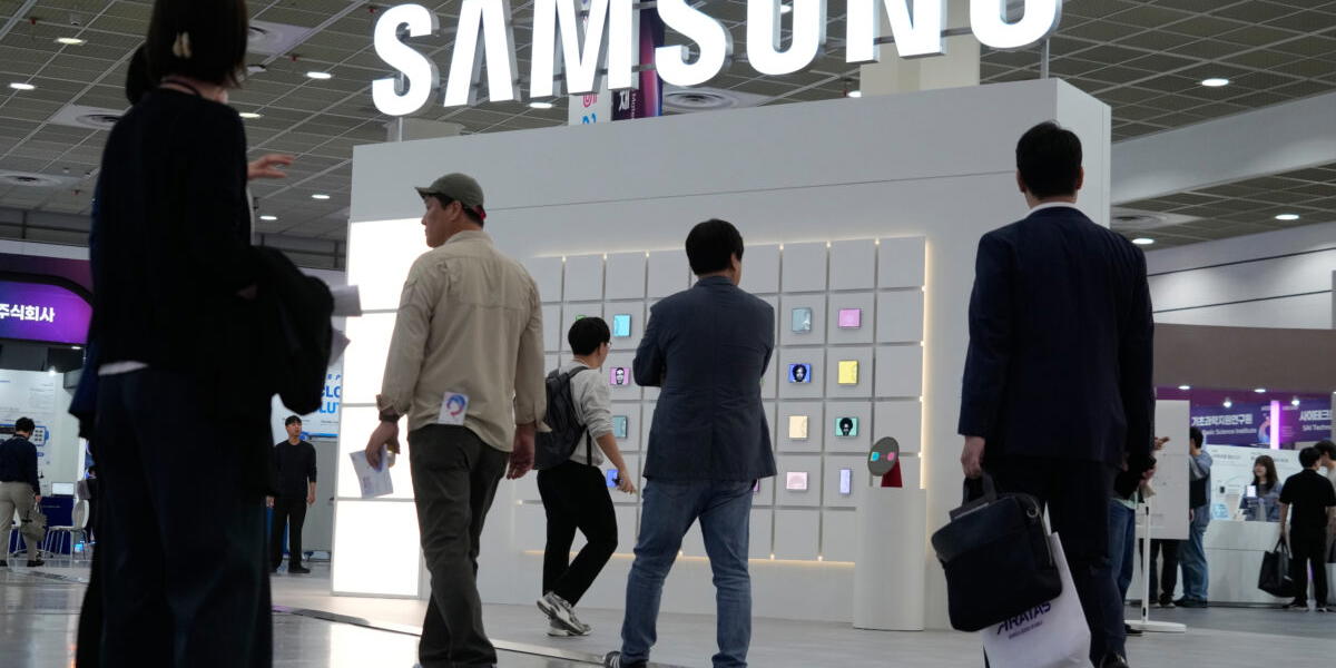 Samsung Electronics faller. Arkivbild.