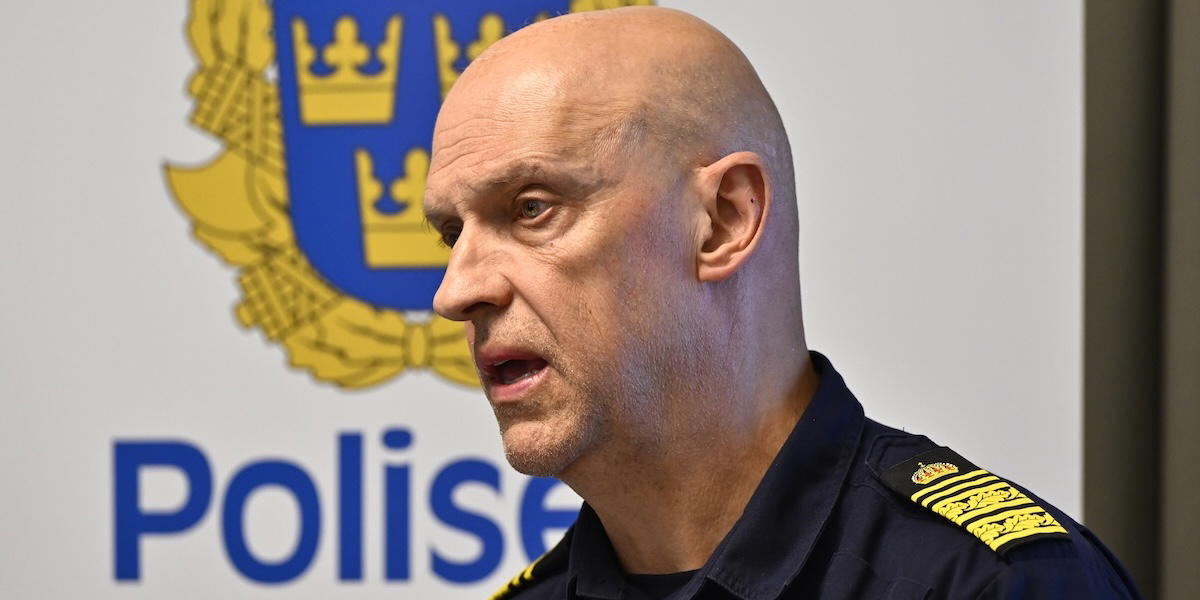 Nu avbryter polisen ett samarbete med ett 30-tal banker. På bilden syns Jale Poljarevius, underrättelsechef vid polisen i region Mitt.