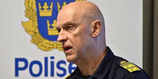 Nu avbryter polisen ett samarbete med ett 30-tal banker. På bilden syns Jale Poljarevius, underrättelsechef vid polisen i region Mitt.