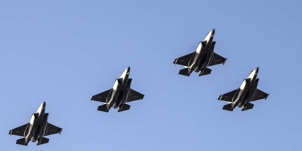 F-35 stridsflygplan står på beställningslistan för Finland, men det är alltså pengar som inte stannar i det egna landet.