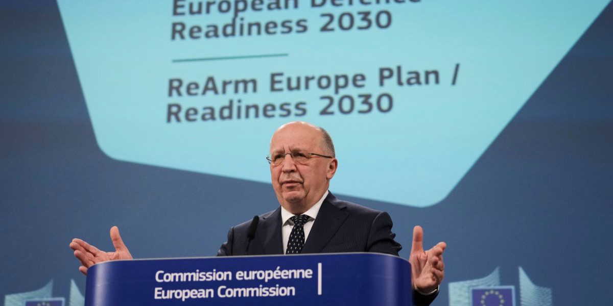 Andrius Kubilius, EU-kommissionär för rymd och försvar, menar att Europa hotas av ryska och kinesiska vapen i rymden och måste kunna slå tillbaka.