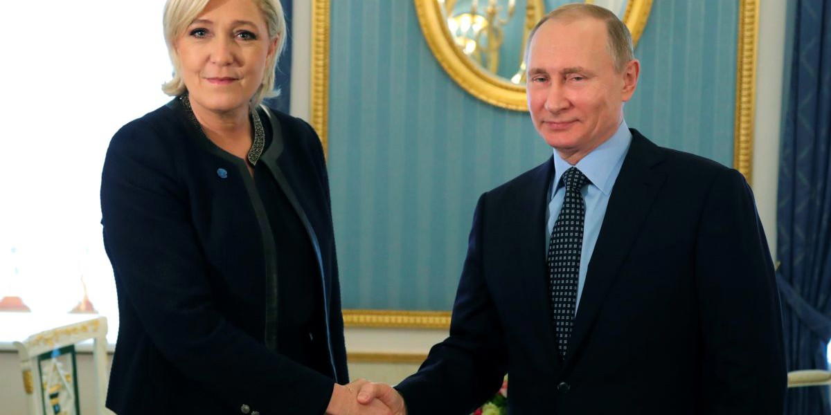 Marine Le Pens relation till Putin kan, med tanke på valet i Frankrike nästa år, påverka det samarbete kring kärnvapen Sverige anslutit sig till.