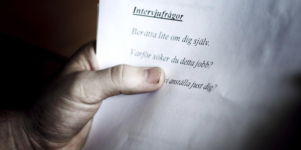 Frågor till jobbintervjun