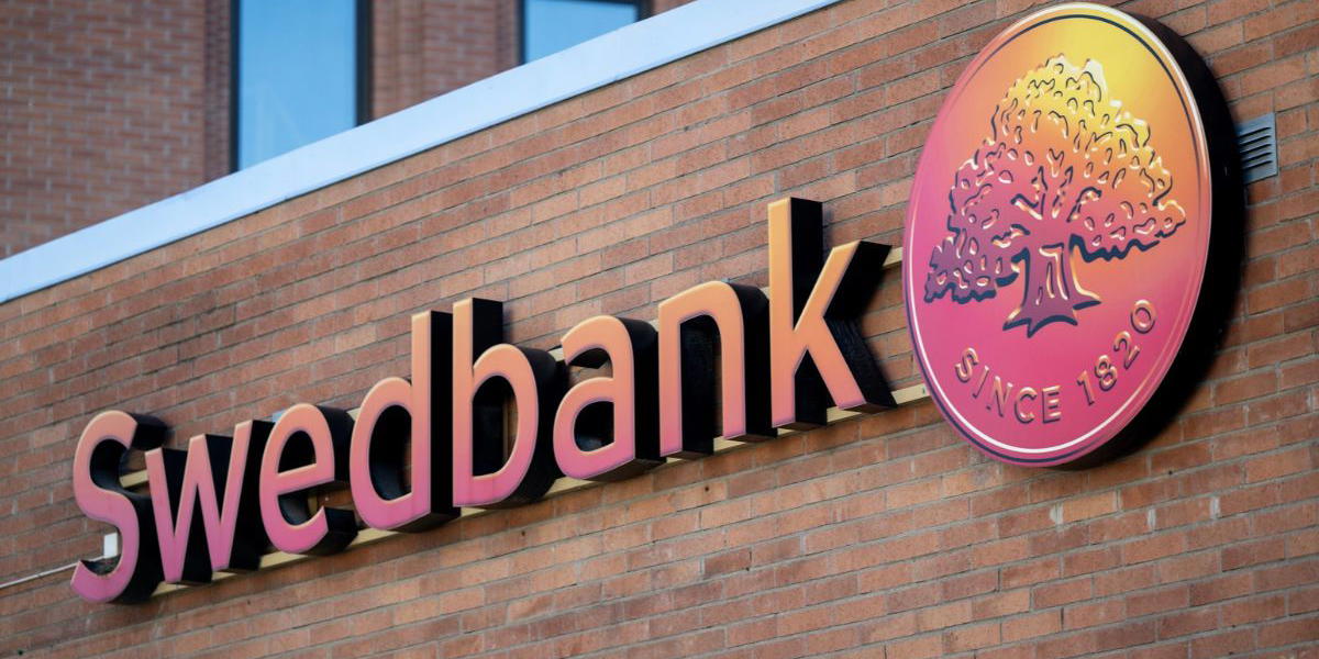 Swedbank-skylt.